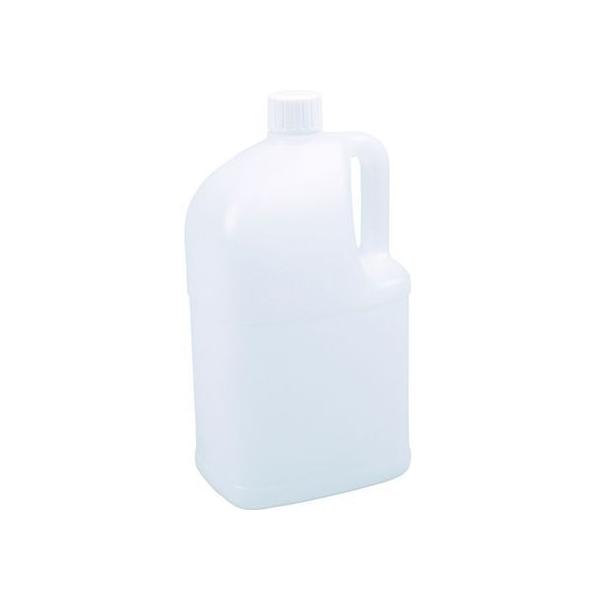 【お取り寄せ】TRUSCO 取手付ポリ容器 2L TP-2T ポリタンク 扁平缶 バッグインコンテナ 樹脂容器 計量器