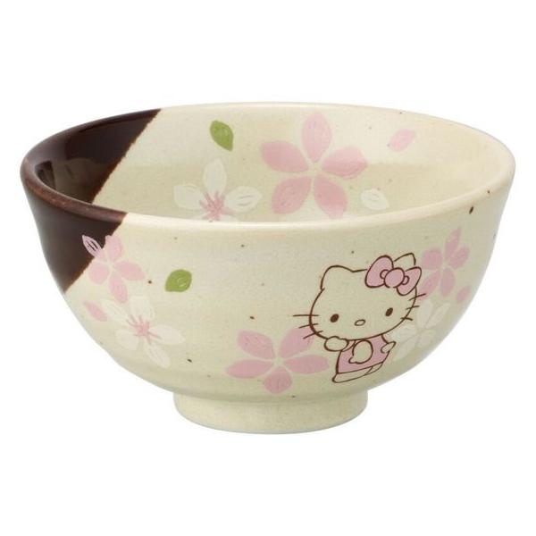 【お取り寄せ】スケーター 美濃焼お茶碗 ハローキティ さくら CHMR1 丼 小皿 和食器 キッチン テーブル