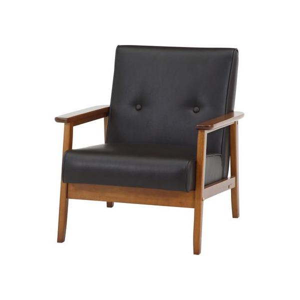 【商品説明】フレームが細く圧迫感を感じさせません。　スッキリとしたデザインでシックなお部屋を演出します。　座面は幅６５×奥行７０ｃｍで、男性でもゆったりと腰掛けることができます。　ひじ掛けがあるので立ち座りもしやすく、少し傾斜のある座面で身...