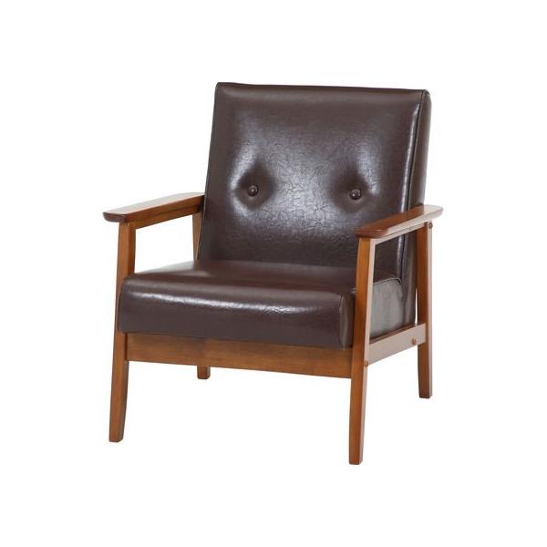 【商品説明】フレームが細く圧迫感を感じさせません。　スッキリとしたデザインでシックなお部屋を演出します。　座面は幅６５×奥行７０ｃｍで、男性でもゆったりと腰掛けることができます。　ひじ掛けがあるので立ち座りもしやすく、少し傾斜のある座面で身...