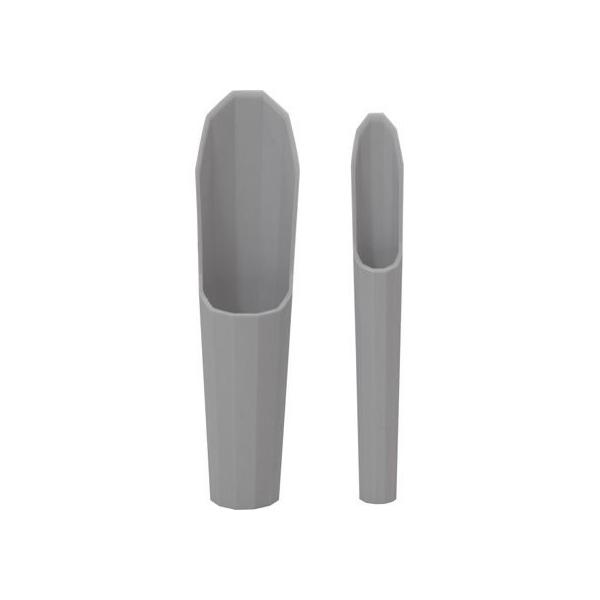 他サイト： 【お取り寄せ】浅香工業 FG プラ 多肉土入れ2点セット グレー #193977の商品画像