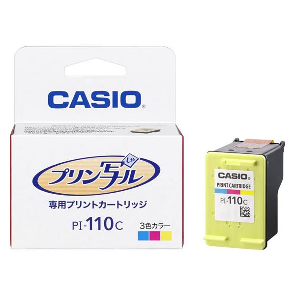 他サイト： カシオ プリン写ル専用プリントカートリッジ 3色カラー PI-110Cの商品画像