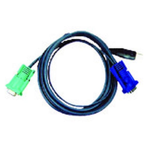 y񂹁zATEN USB KVMP[u SPHD^Cv 1.8m 2L-5202U ֘Ai obpP[u P[u d^bv zp[c Ɠd