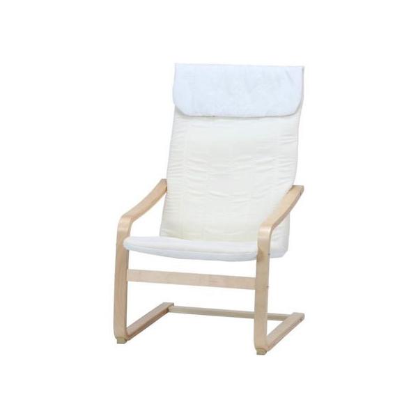 【仕様】●カラー：アイボリー　●サイズ：Ｗ５９０×Ｄ７７０×Ｈ１０２０ｍｍ／重量：５．３ｋｇ　●座面高：３４０〜４００ｍｍ　●耐荷重（座面）：８０ｋｇ　●座面サイズ：５２０ｘ５００ｍｍ　●構造部材：積層材（樺）／金属（鋼）　●張り材：綿３５...