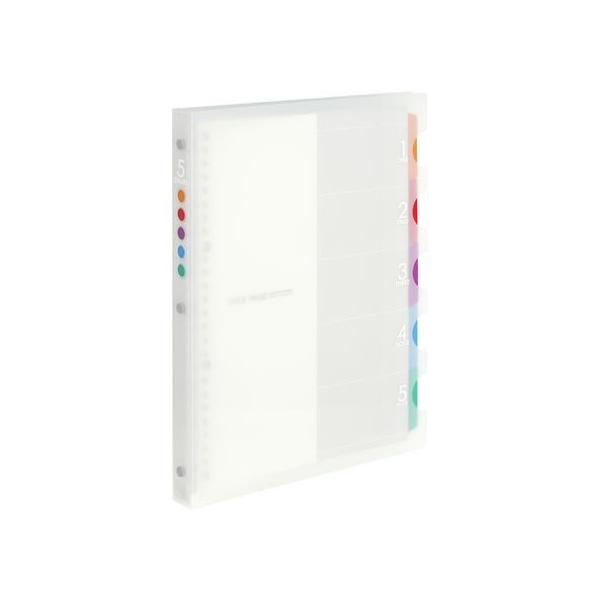 他サイト： マルマン ルーズリーフ バインダー B5 ファイブチャート 26穴 クリア F906 バインダーノート Ｂ５ バインダー ノートの商品画像