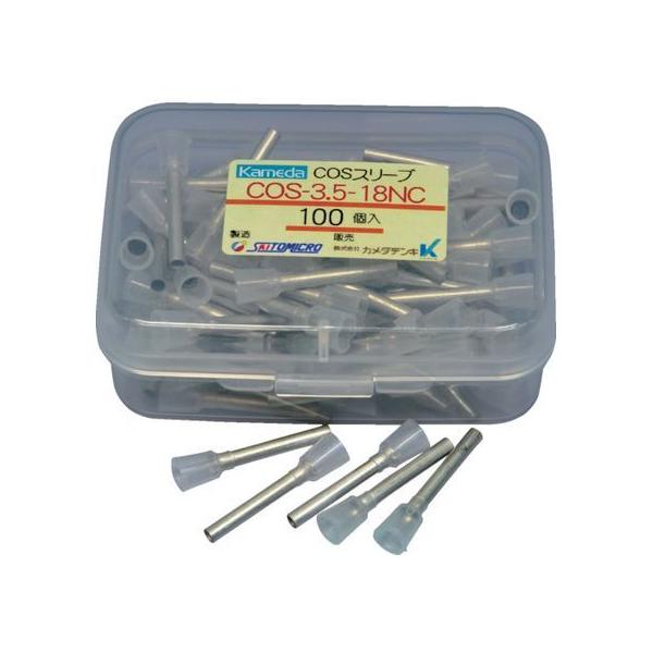 �y�����񂹁z�J���_ COS�X���[�u COS-3.5-18NC (100��) COS-3.5-18NC �����[�q �X�v���C�X�[�q �R�l�N�^ �d�q���i �d��