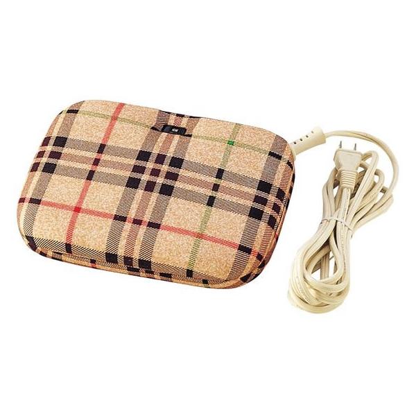 【商品説明】チェック柄　温度調節付（強中弱）　便利な温度調節機能付きで程よい暖かさに設定できる　消費電力：６０Ｗ【仕様】●コード長：約２．９ｍ●消費電力：６０Ｗ●温度調節可能●製品質量：約６００ｇ●個装質量（約）：約７００ｇ●個装サイズ（約...