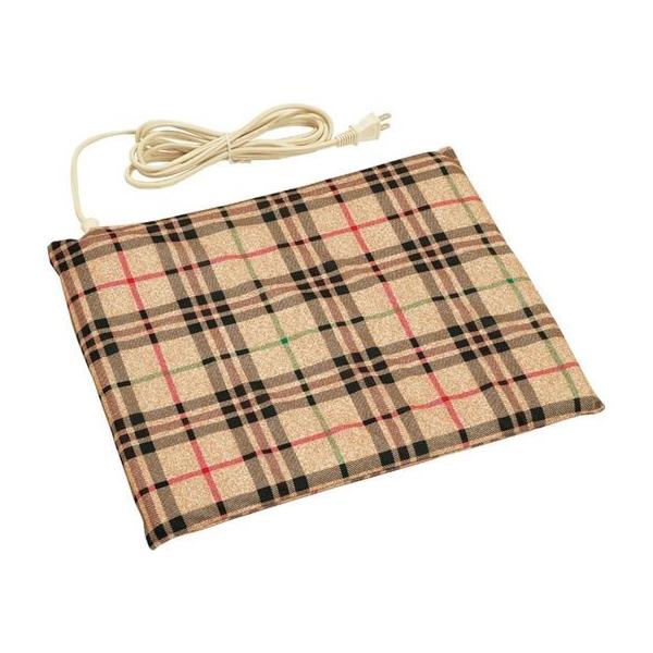 【商品説明】本体が柔らかいので足元が痛くなりにくい　オシャレなチェック柄　消費電力：６０Ｗ【仕様】●コード長：約２．９ｍ●消費電力：３０Ｗ●表布材質：ポリエステル１００％●本体サイズ：約３３０（Ｗ）×３７０（Ｄ）×３０（Ｈ）ｍｍ●本体質量：...