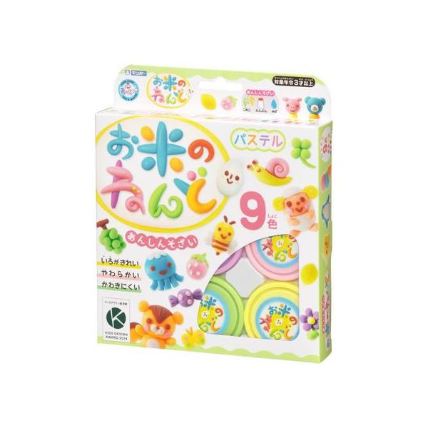 他サイト： 銀鳥産業 お米のねんど パステル 9色セット 462-301の商品画像