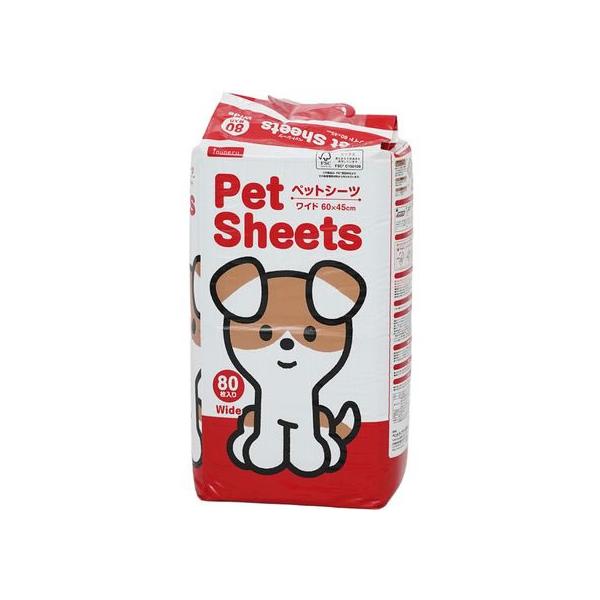 【お取り寄せ】ペットライブラリー inuneru ペットシーツ ワイド 60×45cm 80枚 トイレシート 犬 ドッグ用 ペット トイレタリー