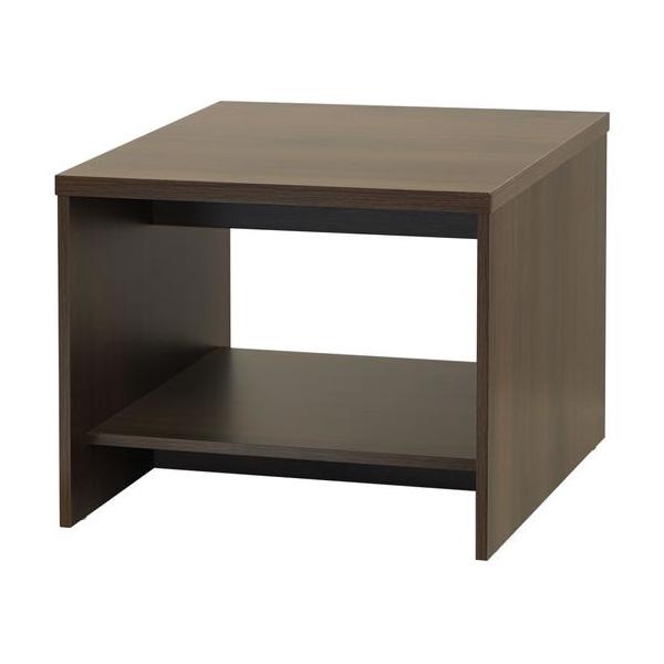 【仕様】●カラー：ダークブラウン●サイズ：外寸：幅５５０×奥行５５０×高さ４５０ｍｍ重量：１１．１ｋｇ梱包サイズ：幅６３５×奥行６０５×高さ９０ｍｍ梱包重量：１１．９ｋｇ●仕様：天板：メラミン樹脂化粧板、芯材：ＭＤＦ＋ハニカムコア、エッジ：...