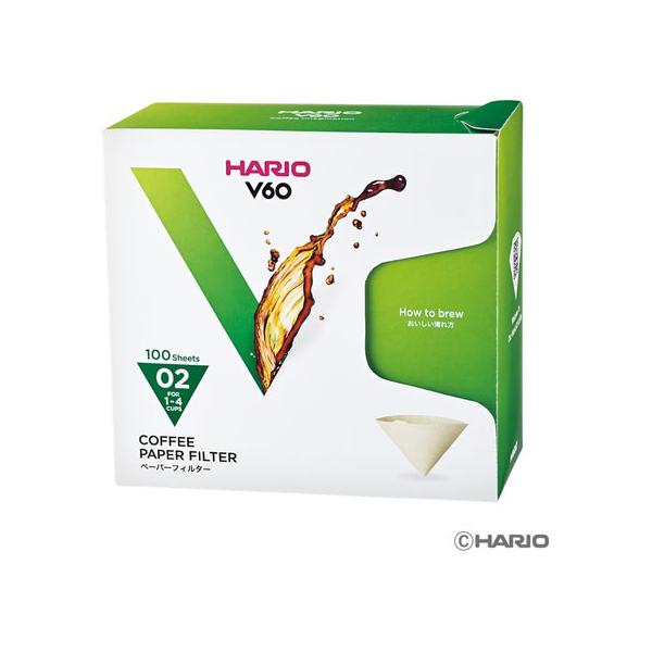 HARIO V60用ペーパーフィルター M 100枚箱入 VCF-02-100MK ペーパーフィルター コーヒー コーヒー器具