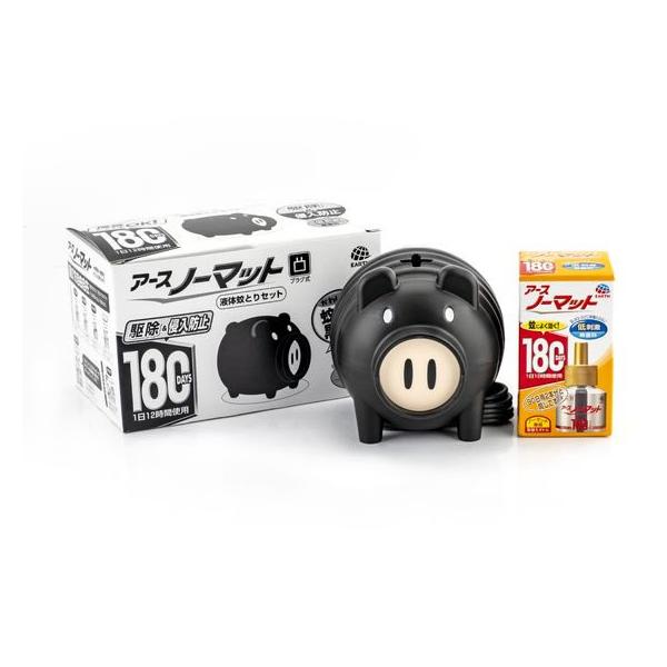 他サイト： アース製薬 アースノーマット 180日セット　蚊とり黒ブタ 置き型タイプ 殺虫剤 殺虫 防虫剤の商品画像