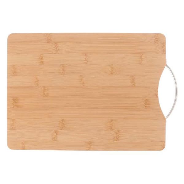 【商品説明】３５×２４ｃｍと食材を切るのに充分なサイズ。　カッカッと鳴るバンブーならではの音も楽しめます♪食材をきれいに盛り付ければ、食卓を彩るおしゃれプレートに変身。　持ち手がついているのでトレーとしても運びやすく、使わないときはフックな...