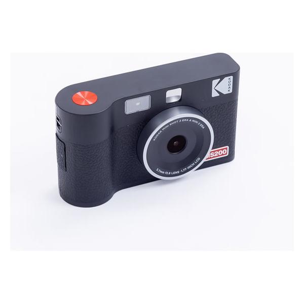 コダック インスタントカメラ Mini Shot 2 ERA ブラック PMS2E-MS200K フィルムカメラ カメラ オーディオ 家電