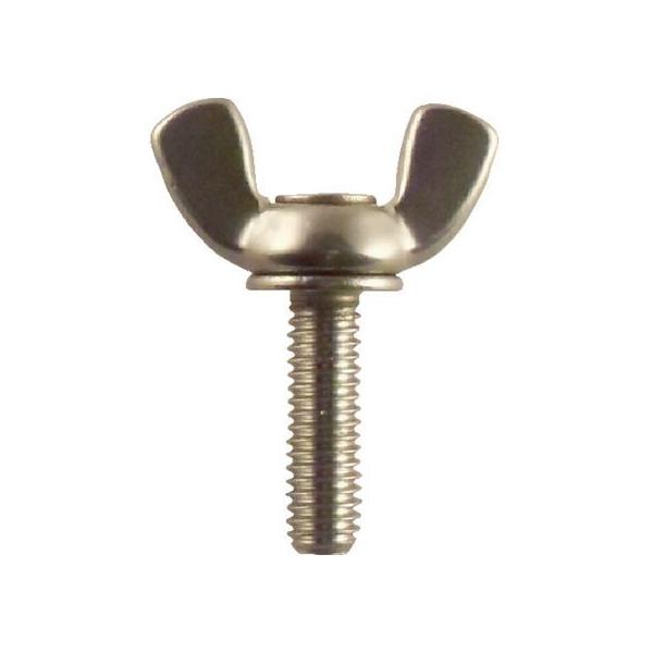 他サイト： 【お取り寄せ】TRUSCO 圧造蝶ボルト ステンレス M6×45 4個入 B35-0645の商品画像