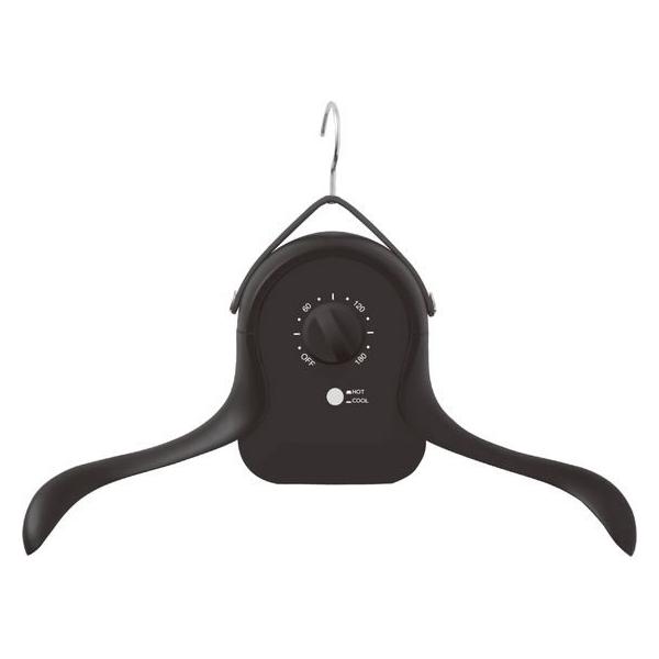 THANKO サンコー　アイロンいら〜ず ブラック シワを伸ばすハンガー型乾燥機「アイロンいら～ず」ホワイト