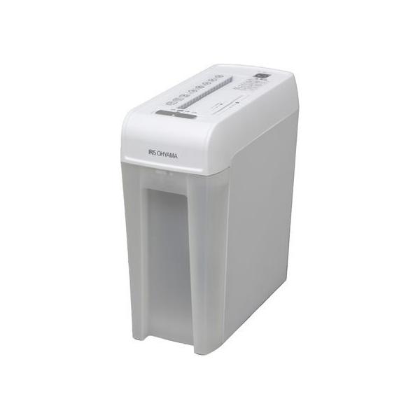 アイリスオーヤマ パーソナルシュレッダー 細密 (10.8L 最大細断枚数6枚) マイクロクロスカット P6HMCS ＣＤ ＤＶＤ裁断 家庭用シュレッダー 容量１５Ｌ未満