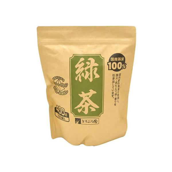 ますぶち園 オキロン三角ティーバッグ 緑茶 100P 5025 ティーバッグ 緑茶 お茶 飲料