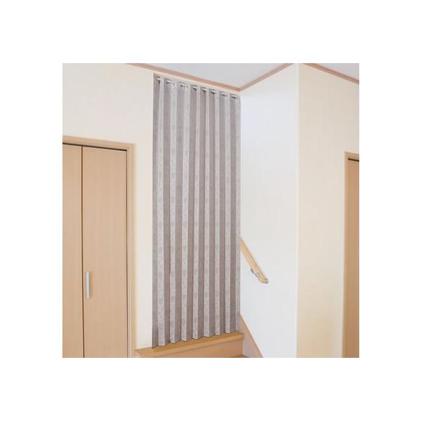 【商品説明】開け閉めしやすく目隠しや間仕切りに便利。たたむとすっきりコンパクトなジャバラ式で場所をとりません。　ハサミでカットして長さ調整。タテ・ヨコに約１０ｃｍ間隔でカットできます。　省エネ・断熱・ワイドタイプ。　リビング・階段の間仕切り...