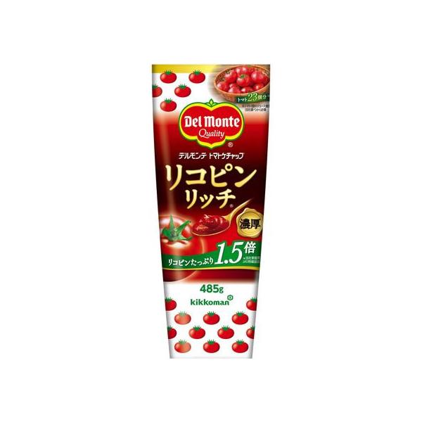 【仕様】通常のトマトケチャップ（＊）に比べて、リコピンを１．５倍多く含んでいます。（＊キッコーマン家庭用ＪＡＳ特級品比較）　●内容量：４８５ｇ
