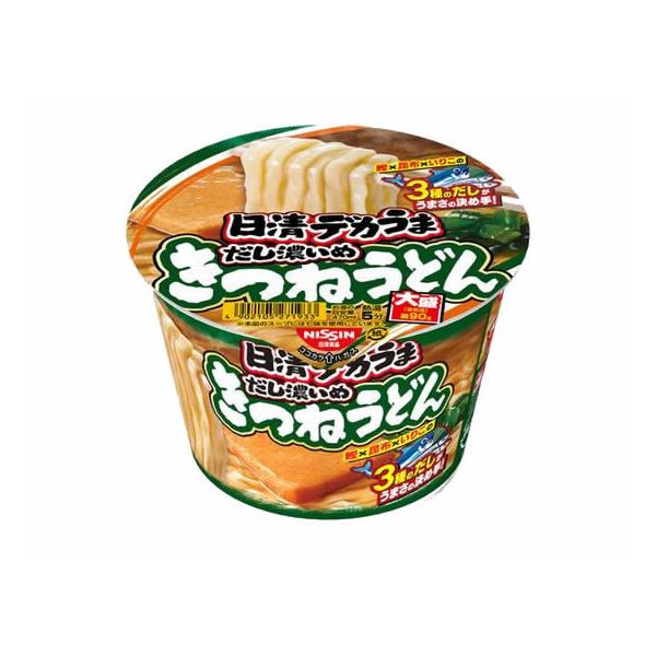 日清食品 日清デカうま きつねうどんだし濃いめ 106g カップうどん うどん インスタント レトルト 食品