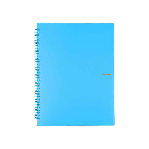 他サイト： 【お取り寄せ】プラス イトオシ A4クリアーホルダー 1ポケット ツインリング型ファイル スカイブルー Ａ４ 色柄付タイプ クリアホルダー ファイルの商品画像