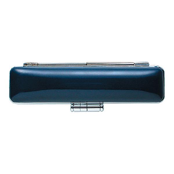谷川 印鑑ケース パステルケース ネイビー 直径 12mm 印鑑ホルダー スタンプ雑貨 ネーム印