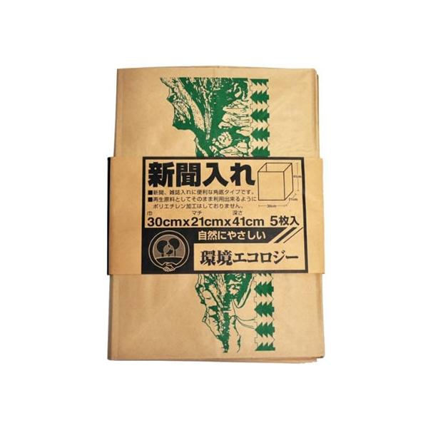 他サイト： 日本技研 新聞入れ 紙袋 5枚 KG-5 ゴミ袋 ゴミ箱 清掃の商品画像