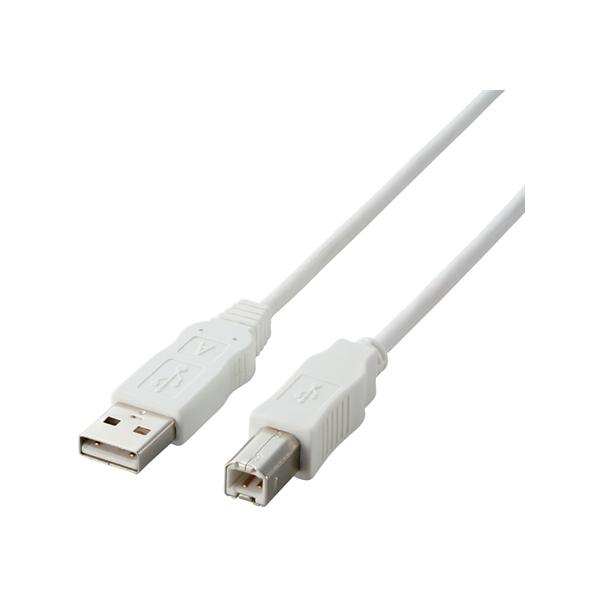 y񂹁zGR ΉUSB2.0P[u 5m zCg USB2-ECO50WH traP[u A to B P[u d^bv zp[c Ɠd