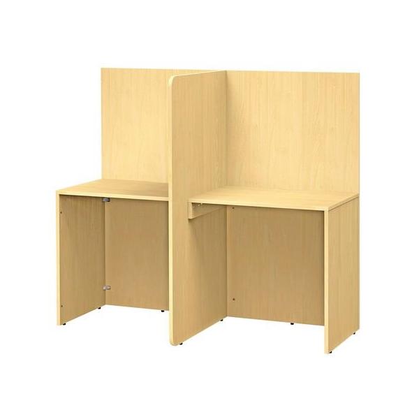 【商品説明】着席時に視界を遮るＨ１３００ｍｍのパネル付きデスクで、改良により天板に配線切り欠きが追加されました。【仕様】●外寸法（Ｗ×Ｄ×Ｈ）ｍｍ／Ｗ１４１８×Ｄ７００×Ｈ１３０４●材質／本体：低圧メラミン樹脂化粧木質ボード、ＰＶＣエッジ　...