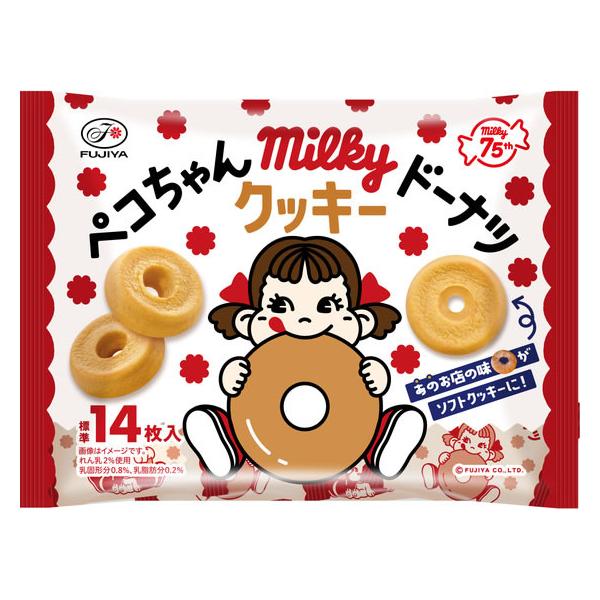 不二家（FUJIYA） ペコちゃんミルキードーナツクッキー ビスケット