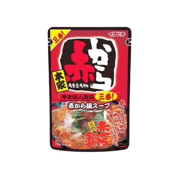 他サイト： イチビキ ストレート 赤から鍋スープ3番 720gの商品画像