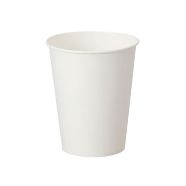他サイト： サンナップ ホワイトカップ 275ml 100個入 C27100A-K 無地 紙コップ 使いきり食器 キッチン テーブルの商品画像