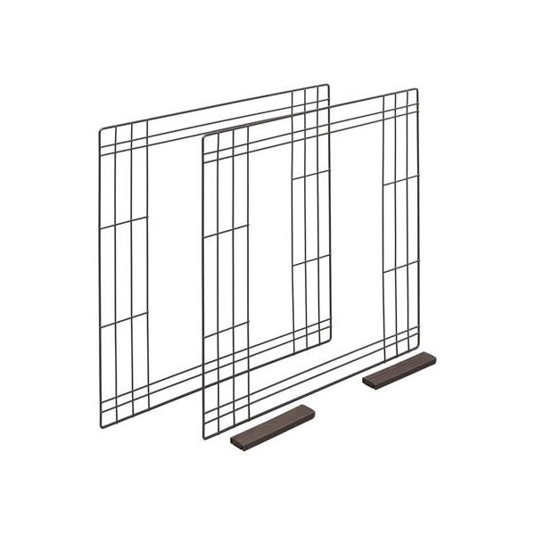 他サイト： アイリスオーヤマ コンビネーションサークル用左右連結セット ウォールナット サークル 犬用 ドッグ ペット デイリーの商品画像