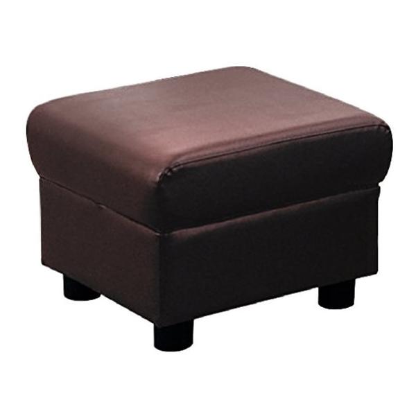 【仕様】別売り応接テーブルとセットで使用できます。　●外寸法：幅５００×奥行５００×高さ３８０ｍｍ●材質：張地／エコＰＶＣレザー、中身／ウレタンフォーム、脚・肘／ＡＢＳ●重量：７．５ｋｇ●カラー：ダークブラウン●グリーン購入法適合