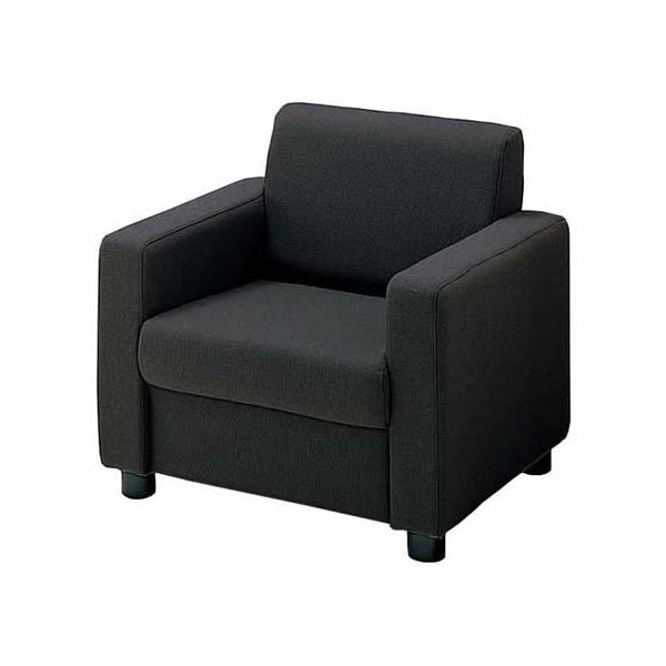 【仕様】素材感のあるシンプルな布張り応接イス。別売り応接テーブルとセットで使用できます。　●外寸法：幅７６０×奥行６８０×高さ６９０ｍｍ●座面寸法：幅５２０×奥行４９０ｍｍ●座面高さ：３８０ｍｍ●肘高さ：５１５ｍｍ●材質：張地／布、中身／ウ...