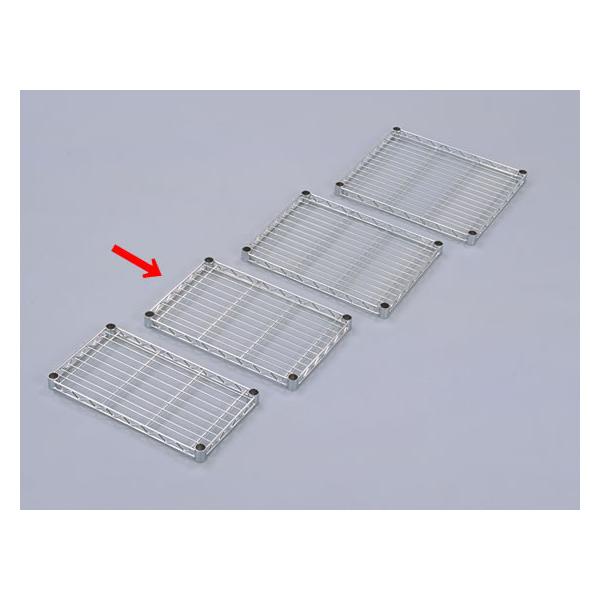 【仕様】ポール直径１９ｍｍ専用棚板です。※棚板の取り付けに必要な棚板固定部品（４個）付属。　サビを防ぎ、美しさを保つニッケルメッキ×クロームメッキ加工です。●メタルミニ用●サイズ：幅４５０ｍｍ×奥行３５０ｍｍ×高さ３３ｍｍ●材質：スチール（...