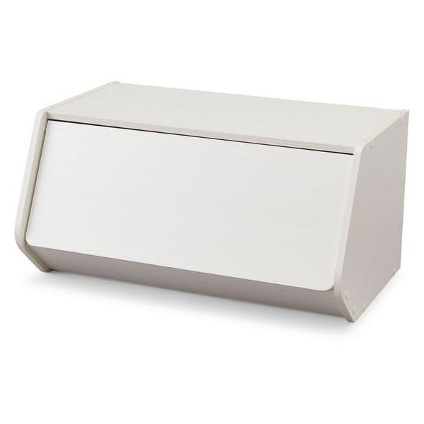 他サイト： 【お取り寄せ】アイリスオーヤマ スタックボックス 扉付き W600 オフホワイト STB-600Dの商品画像