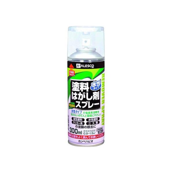 他サイト： 【お取り寄せ】KANSAI 水性タイプ塗料はがし剤スプレー 300ML 塗装 養生 内装 土木 建築資材の商品画像