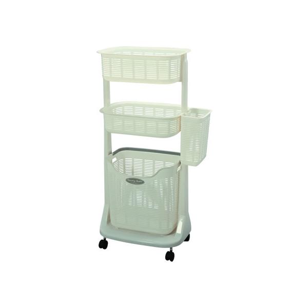 【仕様】足高６５ｍｍなのでヘルスメーターがスッキリ収まります。　お洗濯の際に分別が必要な色柄ものやデリケートな下着類を入れるのに便利なサイドポケット付き。　●外寸法：幅４５３×奥行３２７×高さ１０１５ｍｍ（サイドポケット取り付け時：幅５４５...