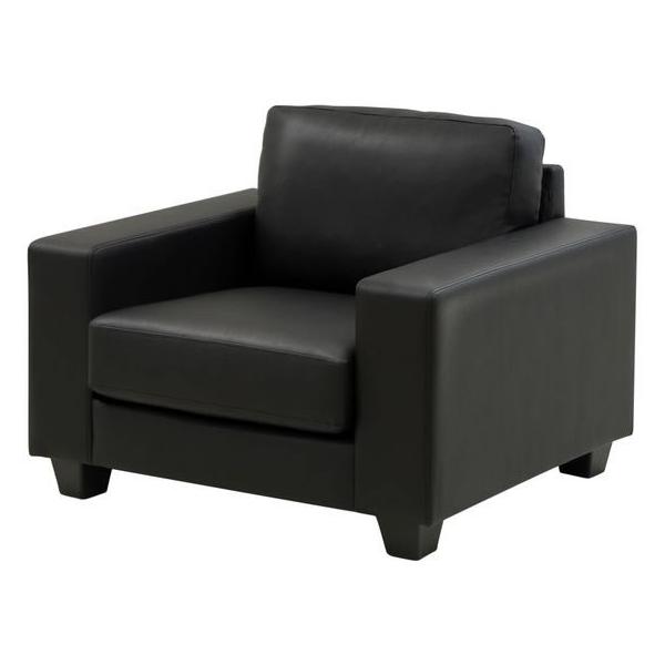 【仕様】●品番：GDX-1-2-FW-BK●カラー：ブラック　●サイズ：幅９８０×奥行８００×高さ７３０（座面高３８０）ｍｍ　●重量：２０ｋｇ　●材質／本体：木フレーム、張地：ＰＶＣレザー、クッション材：ウレタンフォーム、脚：ＰＰ樹脂　●注...