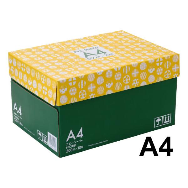 【仕様】●サイズ：Ａ４●坪量：約６８ｇ／m2（四六判換算：約５８．５ｋｇ）●紙厚：約９４μｍ（約０．０９４ｍｍ）●ＩＳＯ白色度：９３％●上質紙●ＥＣＦ漂白パルプ使用●注文単位：１箱（５００枚×１０冊）　BBB_0　5offcp_04