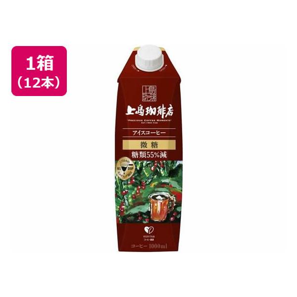 他サイト： UCC 上島珈琲店 アイスコーヒー 微糖 1000ml×12本の商品画像