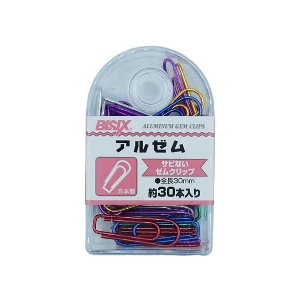 【仕様】●寸法：全長３０ｍｍ　●色：メタリックカラー（６色アソート）　●材質：アルミニウム　●注文単位：１個（３０本）