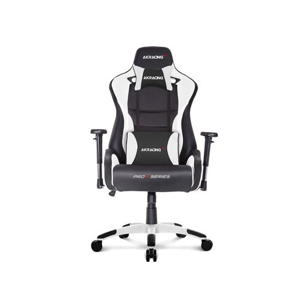 他サイト： AKRacing ゲーミングチェアPro-X V2 ホワイト レザータイプ ゲーミングチェア オフィスチェア オフィス家具の商品画像