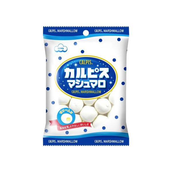 【商品説明】カルピスのやさしい美味しさを表現したマシュマロです。センターゼリー入りです。軽減税率８％【仕様】●内容量：６５ｇ●注文単位：１袋