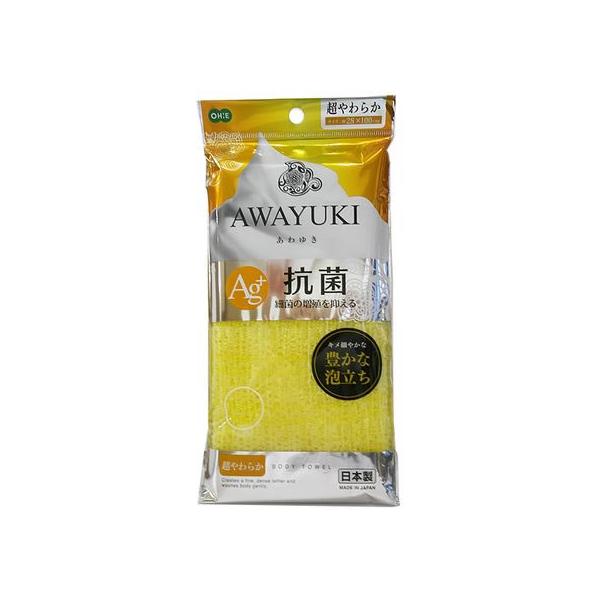 他サイト： 【お取り寄せ】オーエ あわゆき 抗菌ナイロンタオル 超やわらかの商品画像