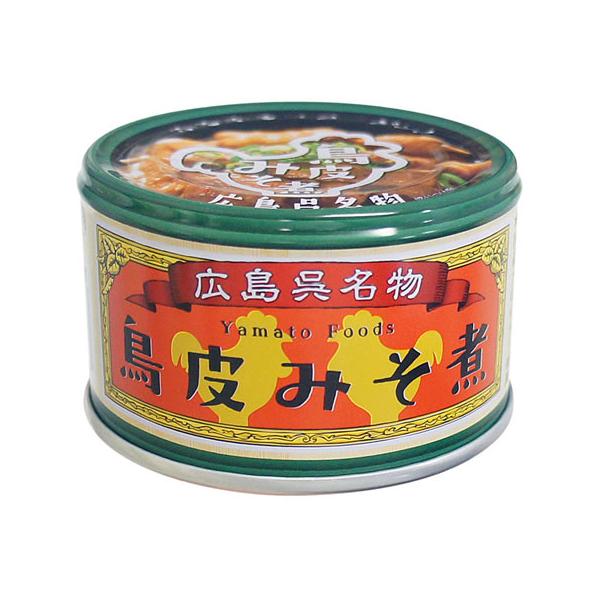 【仕様】広島県呉市の居酒屋で昔から親しまれている鶏の皮を味噌で煮込んだ一品料理。ぷるぷるの鶏皮を味わい深い３種類の味噌で煮込み、 缶詰に美味しさを閉じ込めました。ピリッとマイルドな風味とやわらかい鳥皮と弾力のあるこんにゃくで食感も楽しめます...