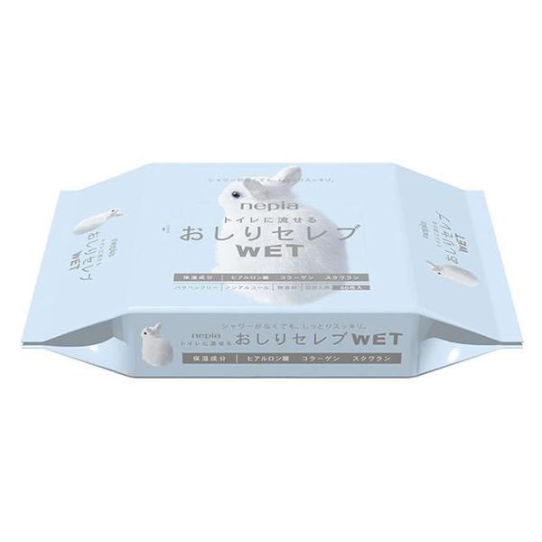 【商品説明】シャワーがなくても、しっとりスッキリ。おしりさっぱり、清潔仕上げ。　流せるウエットタイプのトイレットペーパーです。　保湿成分配合の、水分たっぷりシートが、トイレットペーパーでは落としきれない汚れをきれいにふき取ります。　おしりだ...
